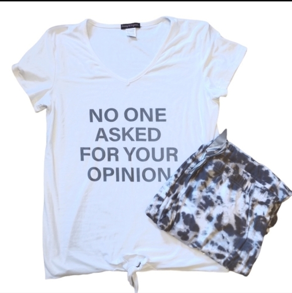 No One Asked Your Opinion NWOT Jr L - Picture 1 of 2